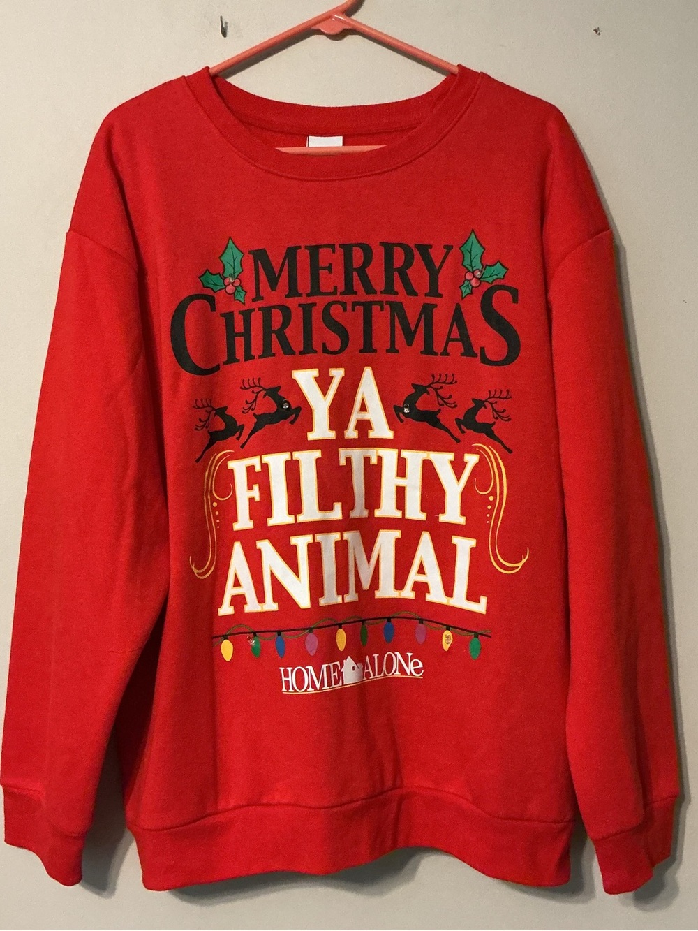 Home Alone Light Up Holiday Sweatshirt